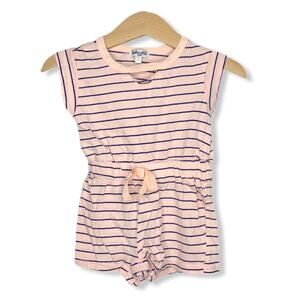 Splendid Pink Striped Romper